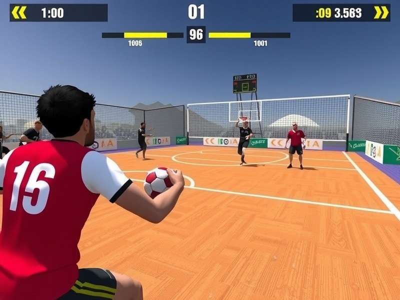 Festival Handball Master gameplay screenshot