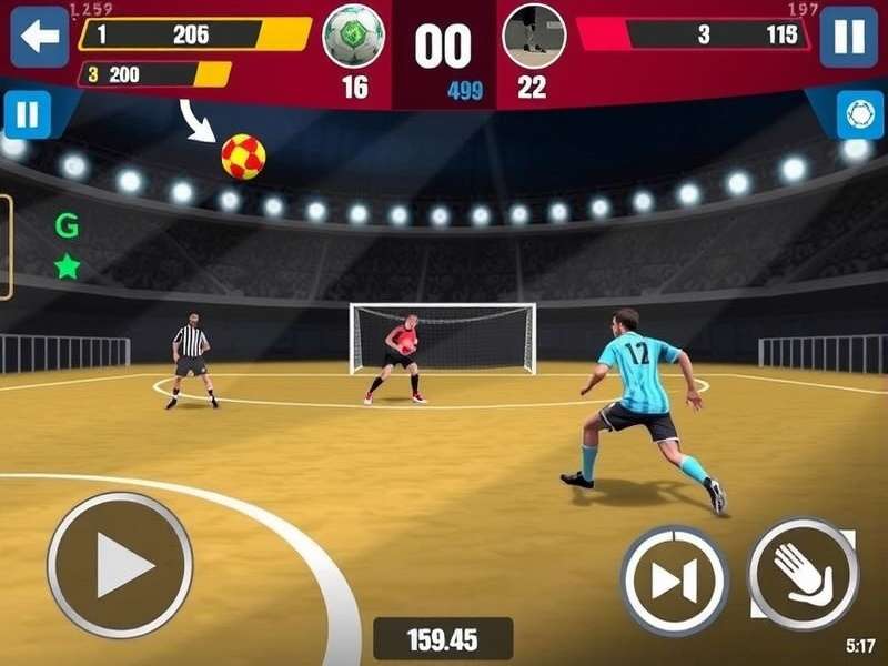 Festival Handball Master tournament screen